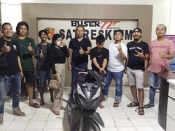 Sejoli di Kendari Gasak Motor Tetangga Kamar di Penginapan Ditangkap