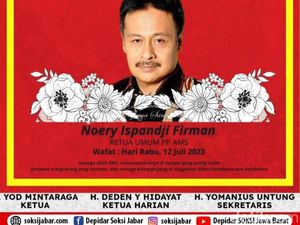 Ketua Umum AMS Noery Ispandji Firman Meninggal Dunia Ketua Umum AMS Noery Ispandji Firman Meninggal Dunia