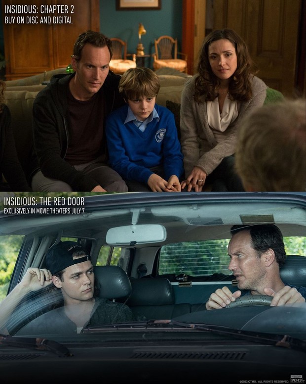 Melihat lebih dekat sejumlah alasan film Insidious: The Red Door sayang untuk dilewatkan/instagram/insidiousmovie Potret potongan adegan dalam film Insidious.
