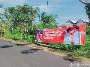 Ada Kode Khusus di Spanduk Prabowo-Jokowi di Klaten, Apa Artinya?