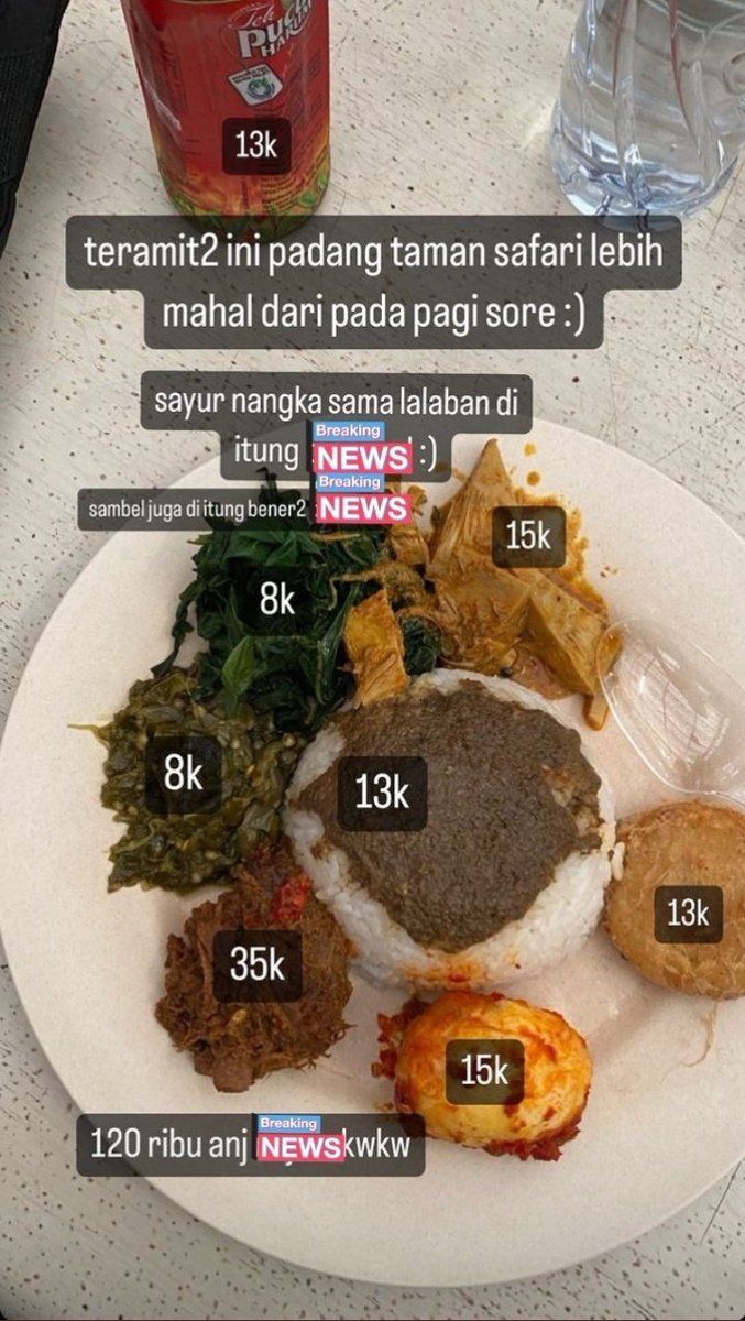 Bikin Kantong Kering, Harga Makanan di 5 Tempat Ini Terlalu Mahal