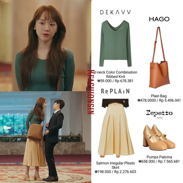 Foto OOTD Shin Hye Sun di drakor See You in My 19th Life.