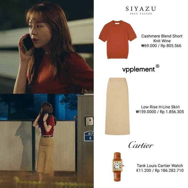 Foto OOTD Shin Hye Sun di drakor See You in My 19th Life.