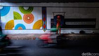 Cegah Vandalisme, Kolong Semanggi Dipercantik Mural