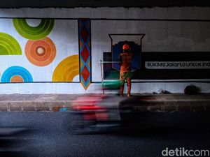Cegah Vandalisme, Kolong Semanggi Dipercantik Mural Cegah Vandalisme, Kolong Semanggi Dipercantik Mural