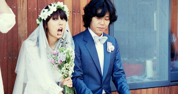 Foto pernikahan Lee Hyo Ri dan Lee Sang Soon/Foto: koreaboo.com