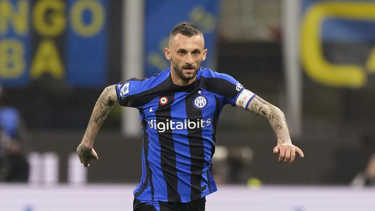 Marcelo Brozovic dijual Inter Milan ke Al Nassr (AP/Antonio Calanni)