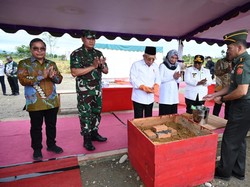 Maruf Groundbreaking dan Tanam Pohon di Kawasan Kantor Pemprov Papua Tengah