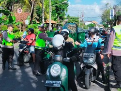 Polresta Denpasar Tilang 983 Pelanggar, Terbanyak Tak Pakai Helm