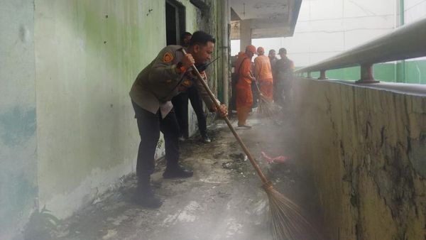 Potret Before-After Pasar Tanah Abang Blok G Usai Dibersihkan