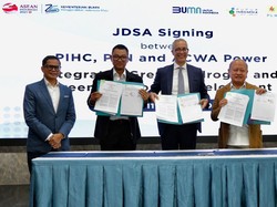 PLN Gandeng ACWA Power & Pupuk Indonesia Kembangkan Hidrogen-Amonia Hijau