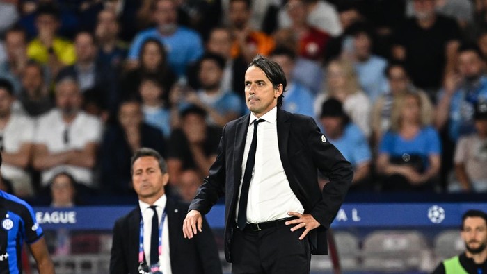 Simone Inzaghi during the Istanbul 2023 UEFA Champions League Final, disputed on Ataturk Olympic Stadium, 10 June 2023 Istanbul (Photo by Flaviu Buboi/NurPhoto)NO USE FRANCE