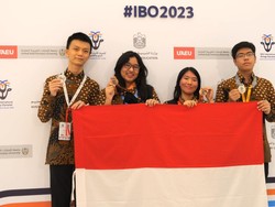 Kabar Bahagia, 4 Pelajar RI Sabet Medali di Olimpiade Biologi Internasional
