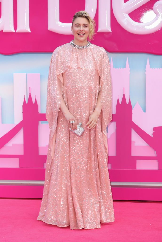 LONDON, ENGLAND - JULY 12: Greta Gerwig attends the 