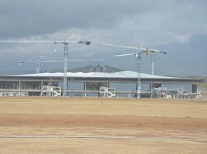 Penampakan Terkini Proyek Bandara Besutan Gudang Garam