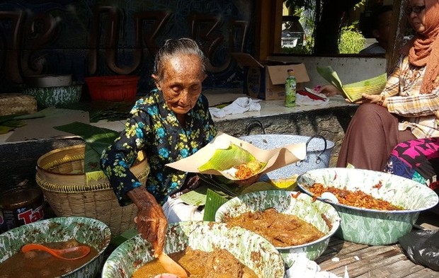 Gudeg Jogja Mbah Lindu/Foto: Detik Food
