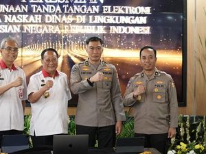 Polri Resmikan Tanda Tangan Elektronik yang Tersertifikasi BSSN