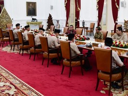 Bertemu Jokowi di Istana, Buwas-Menpora Lapor soal Jambore Pramuka Dunia