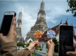 Keren! Motif Es Krim Thailand Ini Terinspirasi Ubin Kuil Buddha