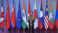 Momen Jokowi Pidato di Pertemuan Menlu ASEAN