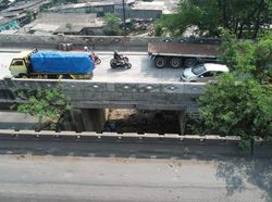 Perbaikan Jembatan Akses Marunda Selesai 100%