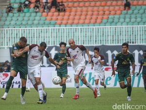 Bermain 10 Pemain, PSM Makassar Taklukkan Persikabo 1-0 Bermain 10 Pemain, PSM Makassar Taklukkan Persikabo 1-0