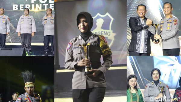 Potret 5 Polisi Teladan Penerima Hoegeng Awards 2023