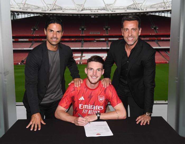 Declan Rice resmi bergabung Arsenal.