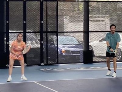 7 Momen Nagita Slavina dan Jeje Latihan Tenis Bareng, Dijuluki Si Duo Sabar