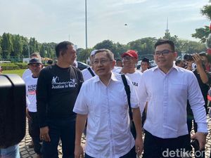 Anas Urbaningrum Tiba di Monas Jelang Pidato Gantung Anas di Monas