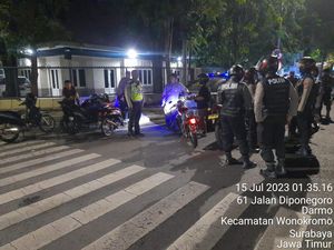 Aksi Balap Liar di Surabaya Digagalkan, 5 Motor Diamankan