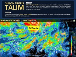 Siklon Tropis Talim Terpantau, Ini Penjelasan BMKG dan Dampaknya