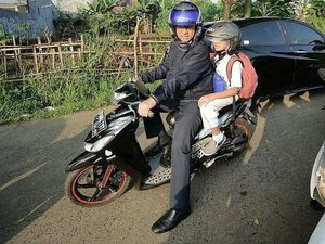 Segini Besar Pajak Mio Karbu yang Dipakai Anies Antar Anak