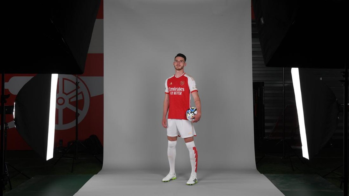 Declan Rice digaet, Arsenal sudah mendapatkan gelandang bertahan terbaik Inggris. (Foto: Twitter @Arsenal)