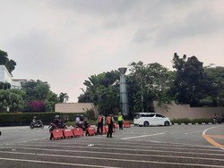 Ada Apel Siaga Perubahan di GBK, Jl Gerbang Pemuda Senayan Ditutup