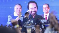 Momen Surya Paloh dan Anies Pidato Politik di Apel Siaga Perubahan