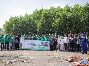 Pegadaian-TNI AL Kembangkan Kampung Bahari Nusantara di Muara Gembong