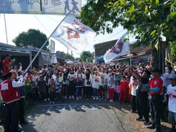 Sosialisasikan Ganjar, Relawan Gelar Jalan Sehat-Pentas Seni di Pemalang