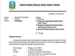 Alasan Paguyuban Kades Pakai Logo Pemprov Jatim Silaturahmi dengan Ganjar