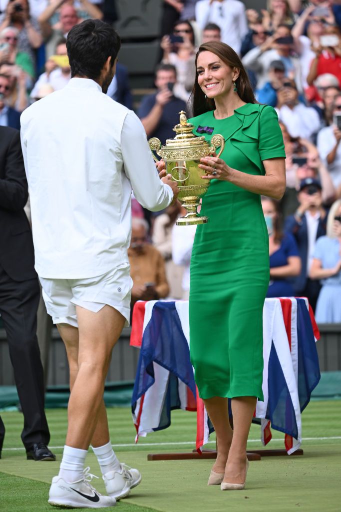 Ditemani Keluarga, Intip Outfit Kate Middleton di Pertandingan Final Tunggal Putra Wimbledon 2023