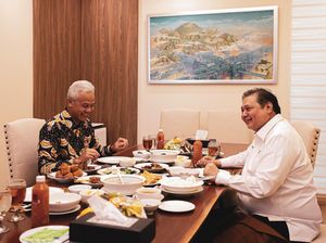 Cerita Airlangga Makan Siang dengan Ganjar dan Tea Time dengan Prabowo