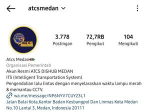 Akun Instagram ATCS Dishub Medan Diretas, Hati-hati Penipuan