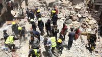 Apartemen 5 Lantai di Kairo Ambruk, Tewaskan 8 Orang