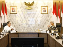 Ganjar Bahas Progres Proyek Strategis Nasional Jateng bareng Airlangga