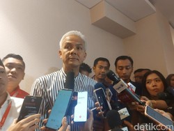 Ganjar Ungkap Belum Ada Pembahasan Cawapres dengan Airlangga