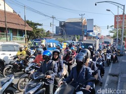 Simpang Joglo Ditutup Total, Sebagian Jalan di Solo Macet Pagi Ini