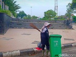 Sampah Kotori Halaman Kantor Gubernur Jambi, Ini Penjelasan EO