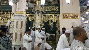 6 Pilar Raudhah di Masjid Nabawi, Saksi Bisu Sejarah Hidup Nabi