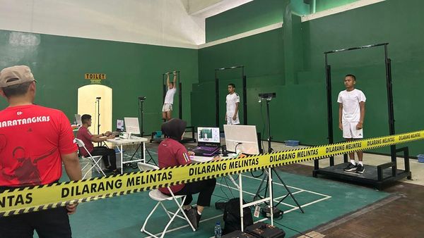 Suasana Ujian Jasmani Akhir 433 Calon Taruna-Taruni Akpol