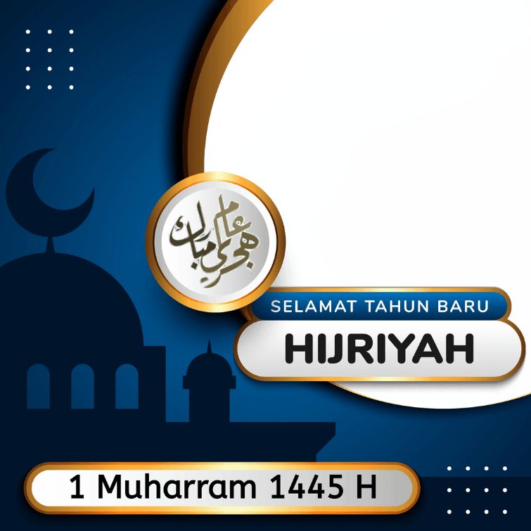 Twibbon Tahun Baru Islam 1445 Hijriah Tahun 2023